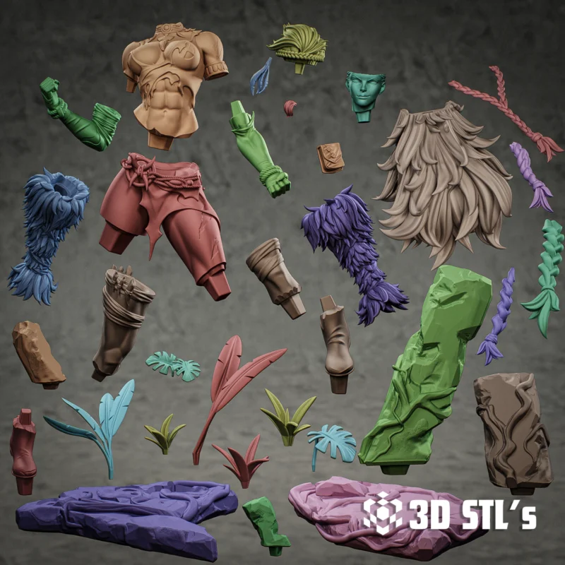 Marvel Rouge 3d Model Rogue STL 3D Printing Epic Model - 3D STLs