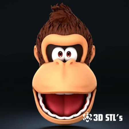 Donkey Kong Mask STL 3D Printing Model