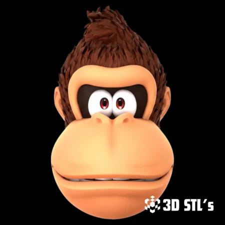Donkey Kong Mask STL 3D Printing Model