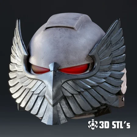 Space Marine Bulwark Helmet STL 3D Printing Model