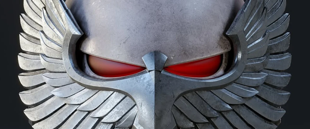 Space Marine Bulwark Helmet STL 3D Printing Model