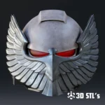 Space Marine Bulwark Helmet STL 3D Printing Model