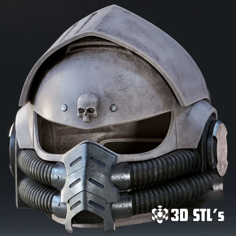 Space Marine Bulwark Helmet STL Epic 3D Printing Model - 3D STLs