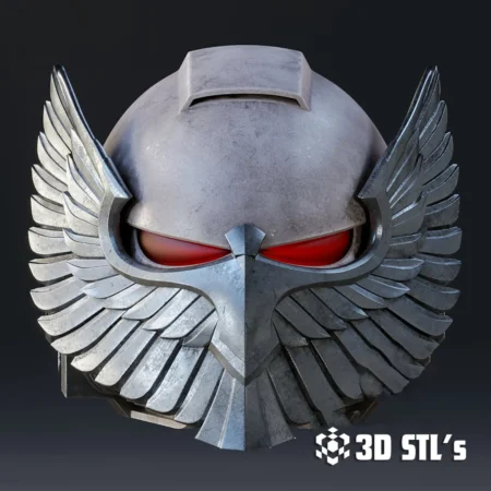 Space Marine Bulwark Helmet STL 3D Printing Model